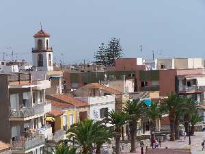 Casas y torre Iglesia Asuncin