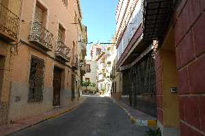 Calle Fco Salzillo subiendo al ayuntamiento 