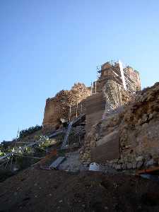 Tareas de Restauracin del Castillo de Alhama 