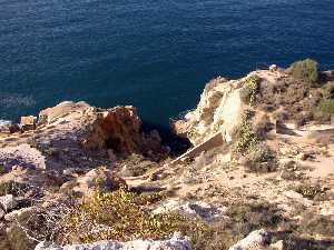 Vista de la costa de Cartagena 