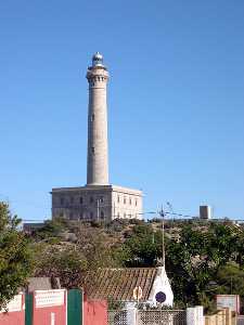 Vista del Faro y Viviendas 