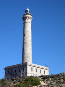 Vista del faro de Cabo de Palos [Faro del Cabo de Palos]