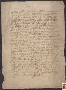 Orden de Pedro Ar�valo, Contino de los Reyes Cat�licos sobre repartimiento de 13 carretas que le corresponden a la villa de Yecla destinadas a la Guerra de Granada [Proyecto Carmes�]