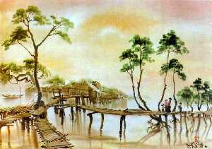 Escena Rural en Vietnam [La Alquer�a]