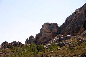 Vista del Castillico de Las Peas 