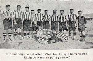 Primer equipo del Athl�tic Club Jumilla
