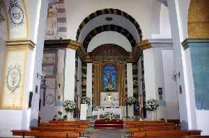 Interior de la Parroquia de la Asuncin en La Tova (Lorca) 