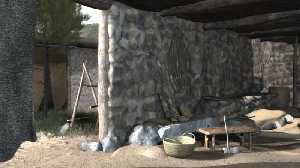 Recreaci�n del interior de una vivienda arg�rica 