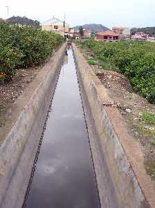 Vista de una acequia