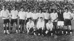 Formaci�n del Cartagena que se enfrent� al F.C. Barcelona en 1930