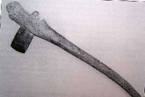 El hacha prehist�rico de L�bor (Totana) 