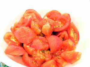 Tomate troceado 