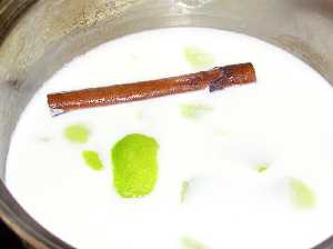 Leche con aromticos 