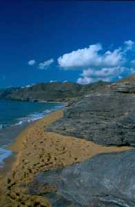 Playa del Negrete en Calblanque