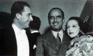 Jos Crespo con Douglas Fairbanks 