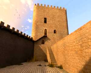 Reconstrucci�n de la torre del Homenaje