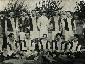 Alineaci�n del Murcia Foot Ball en 1918 [Murcia Foot Ball Club]