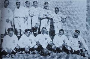 Alineaci�n del primer equipo del Murcia Foot Ball Club. 10 de abril de 1910 