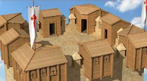 Reconstrucci�n de la torre del castillo de Moratalla