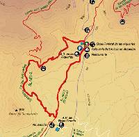 Plano de la Senda de las Alqueras