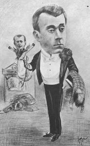 Caricatura de Fernando D�az de Mendoza