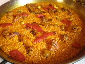 Arroz y conejo