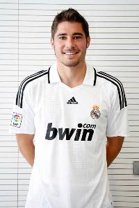 Javi Garc�a con el uniforme del Real Madrid de la temporada 2008-2009 [Javi Garc�a]