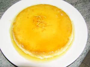 Flan de Naranja