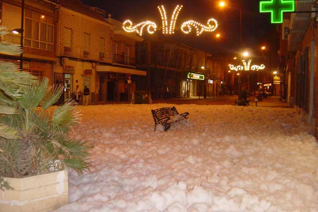 La Unin nevada en pleno mes de octubre