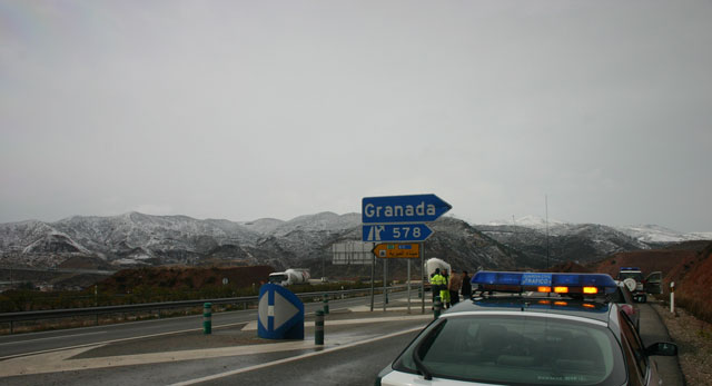 Nieve en Puerto Lumbreras