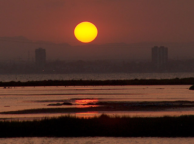 Atardecer en el Mar Menor