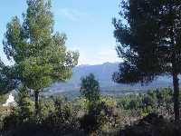 Impresionante vista de la sierra que rodea Mula