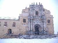 Nieve en el Santuario