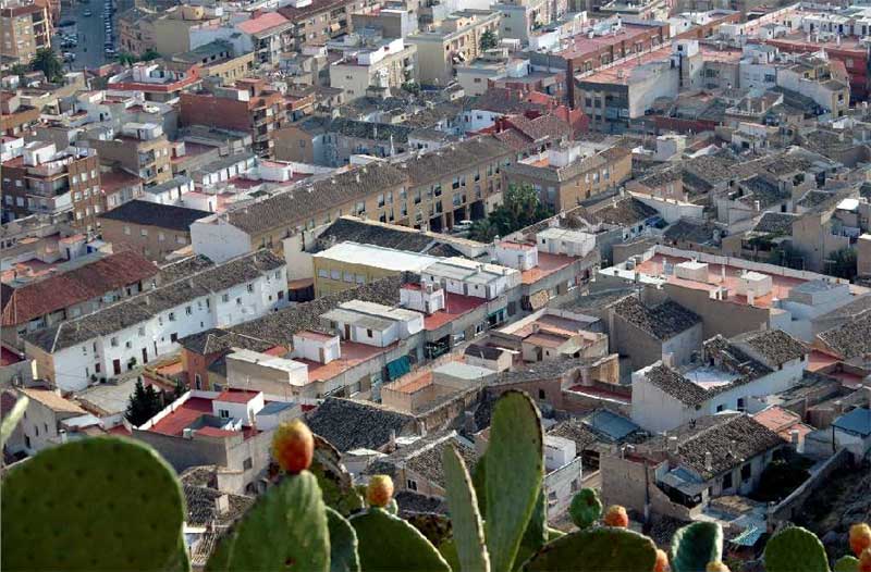 Mula desde el castillo