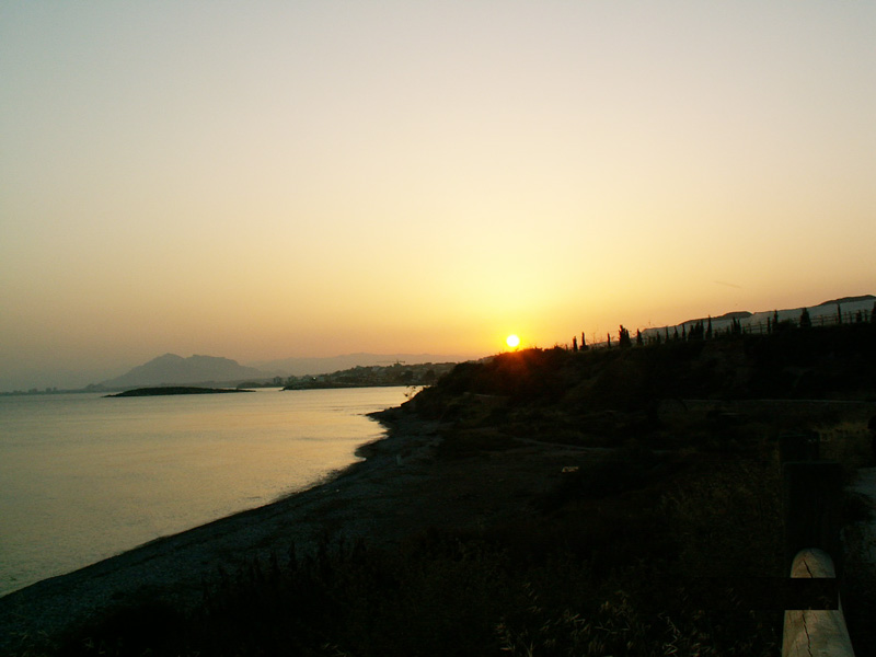 Atardecer en Isla Plana